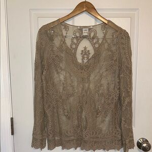 Long sleeve Lace Top